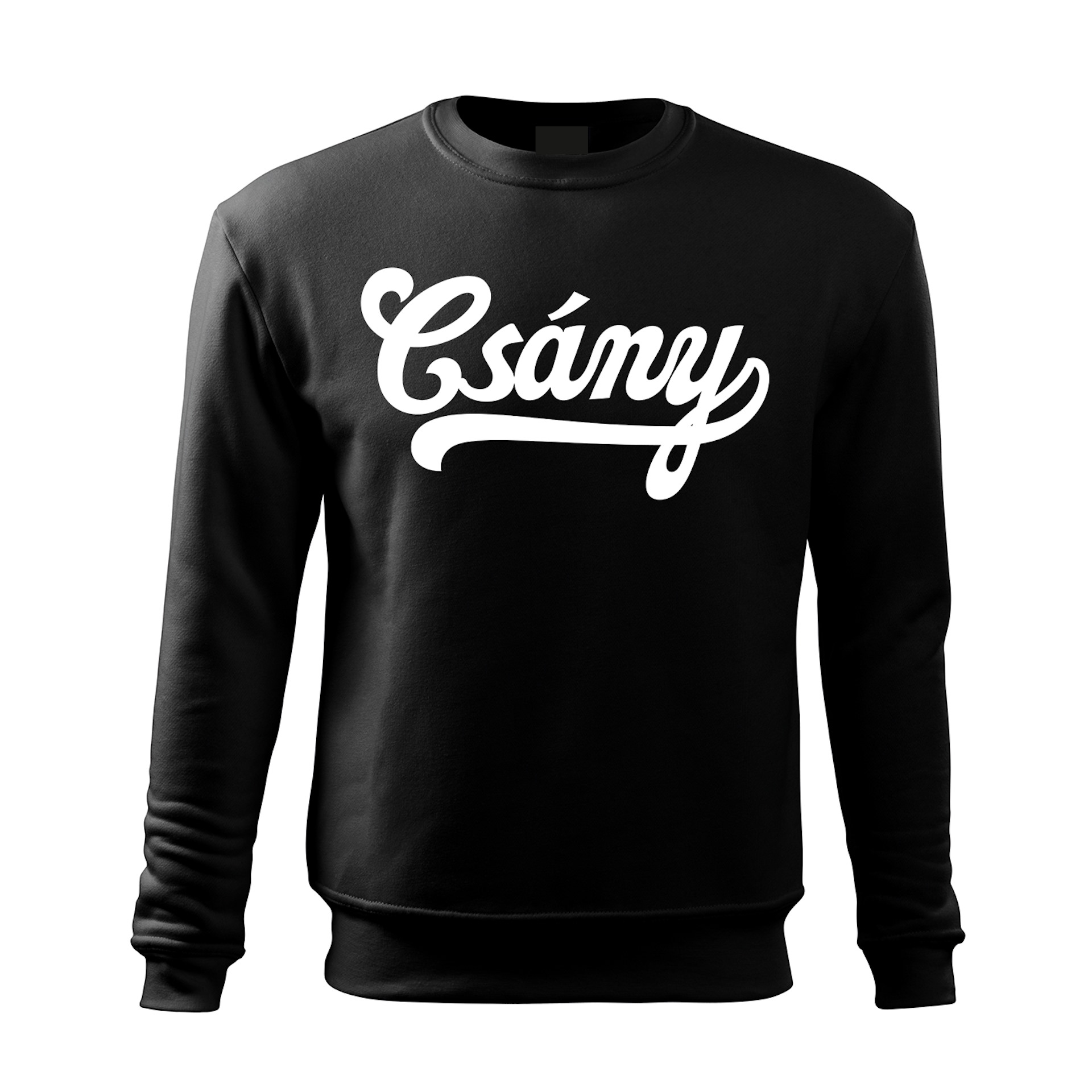 Csány feliratos férfi környakas pulóver